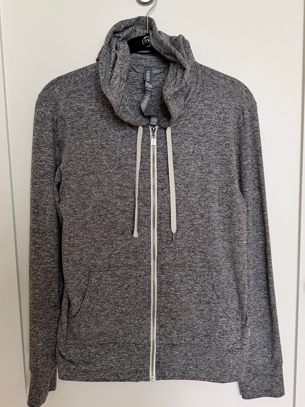 Vuori XS Women's Halo Performance Hoodie 2.0 Heather Grey Gray